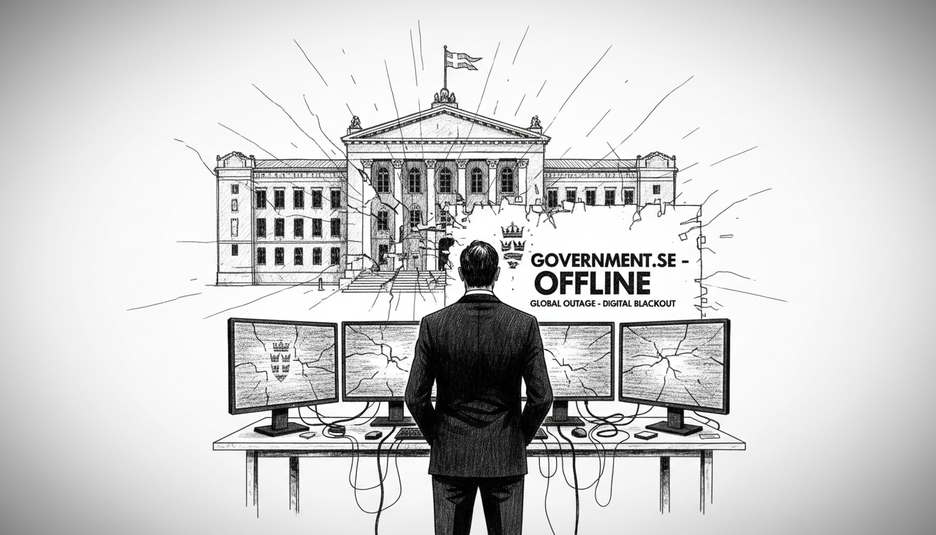Major Internet Outage Takes Swedish Government Website Offline