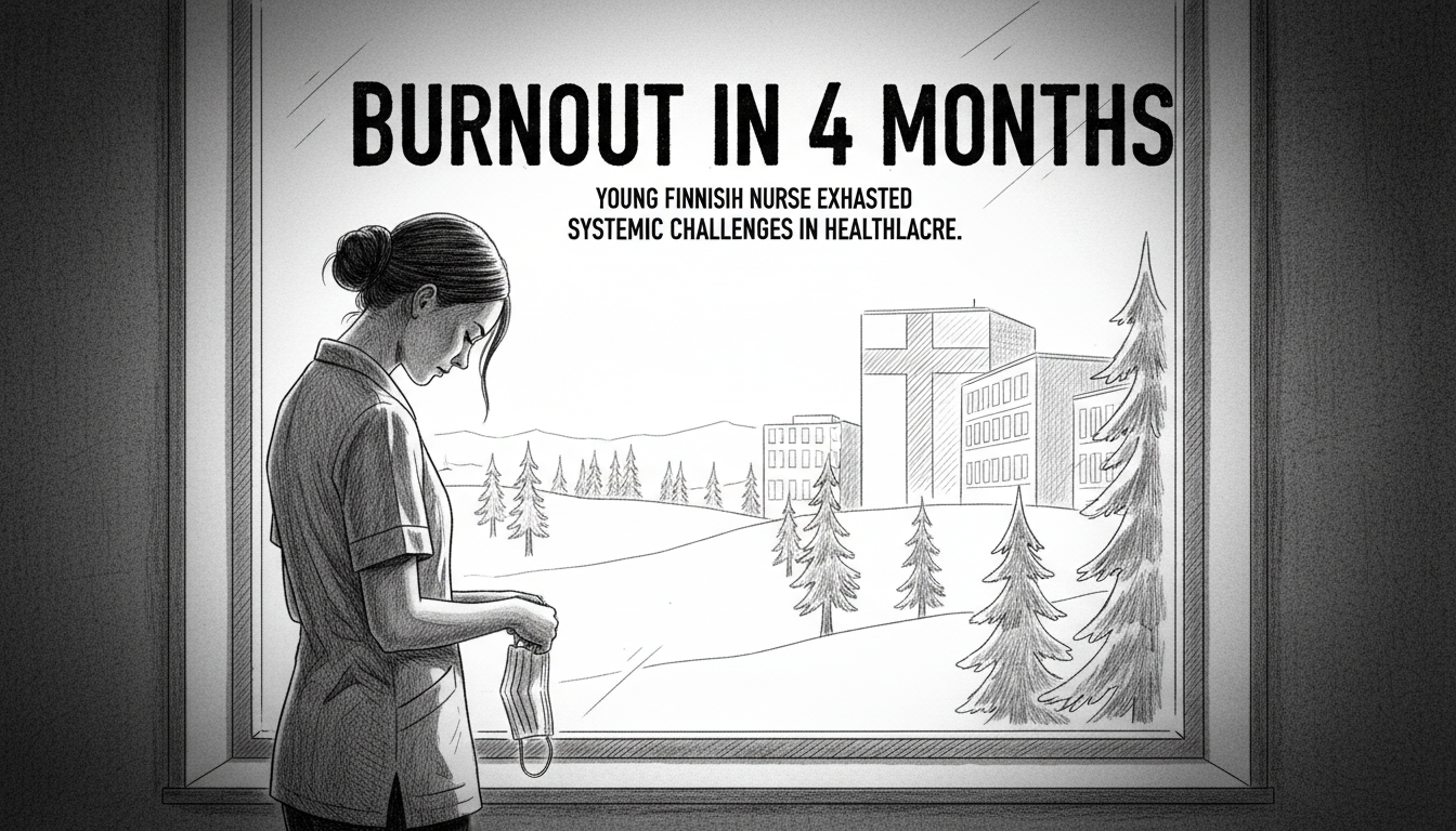 Young Finnish Nurse Burned Out in Four Months Despite Regular Hours