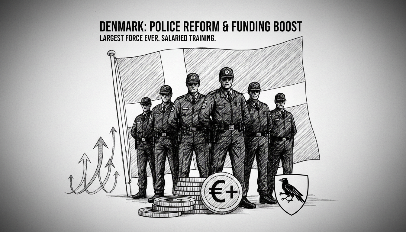 Denmark Announces Major Police Reform and Funding Boost