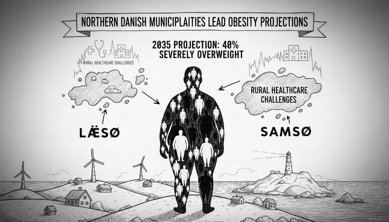 Northern Danish Municipalities Lead in Obesity Projections