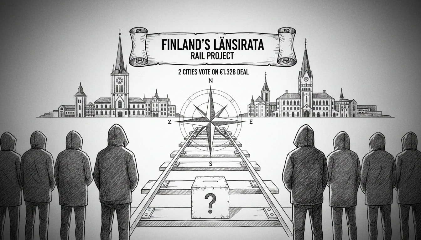 Finland's Länsirata Rail Project: 2 Cities Vote on €1.32B Deal