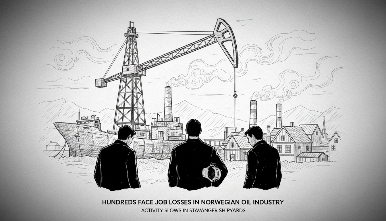 Hundreds Face Job Losses in Norwegian Oil Industry as Activity Slows