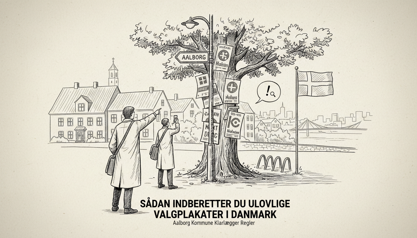 How to Report Illegally Posted Election Posters in Denmark