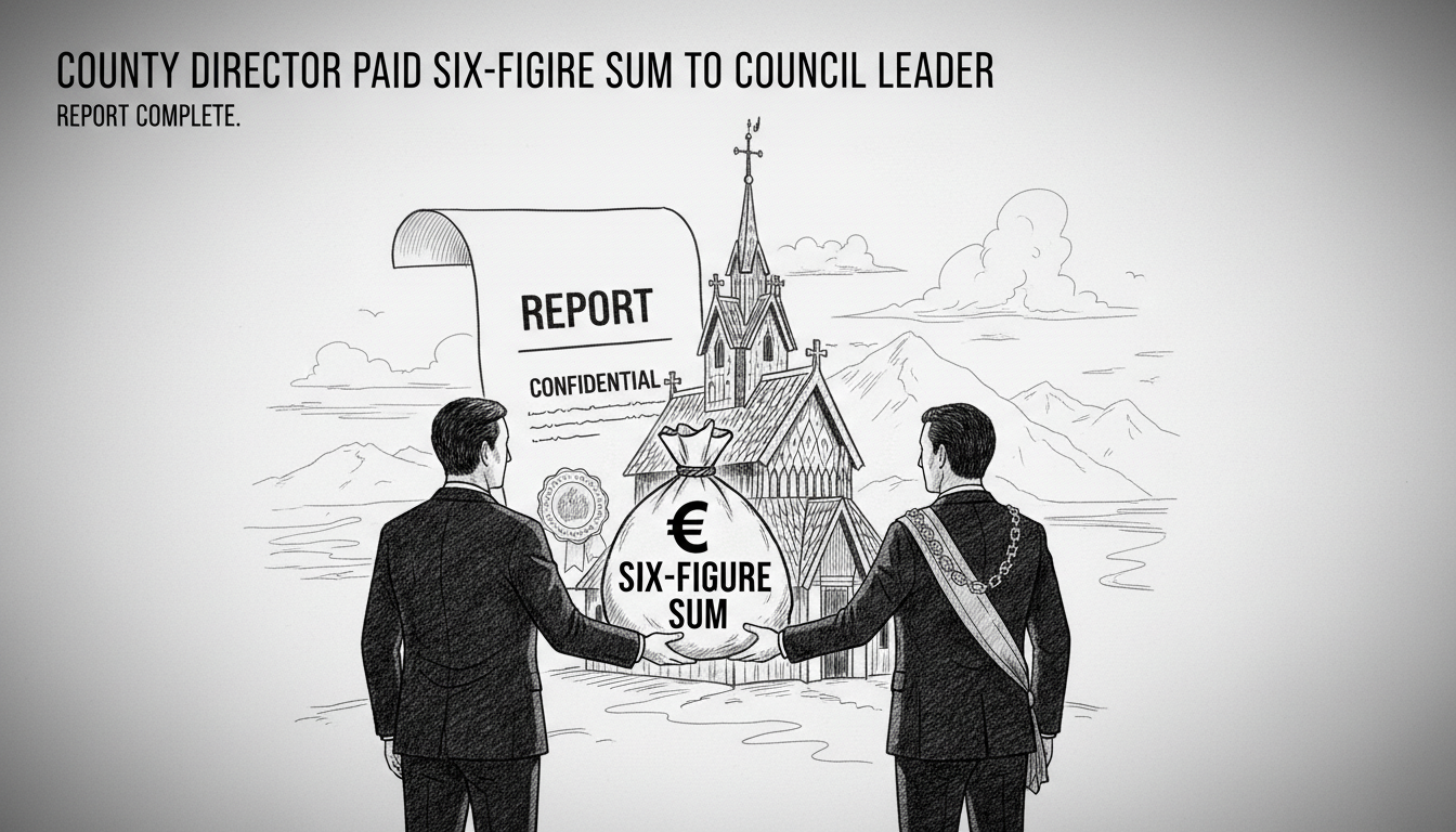 County Director Paid Six-Figure Sum to Council Leader – Report Complete