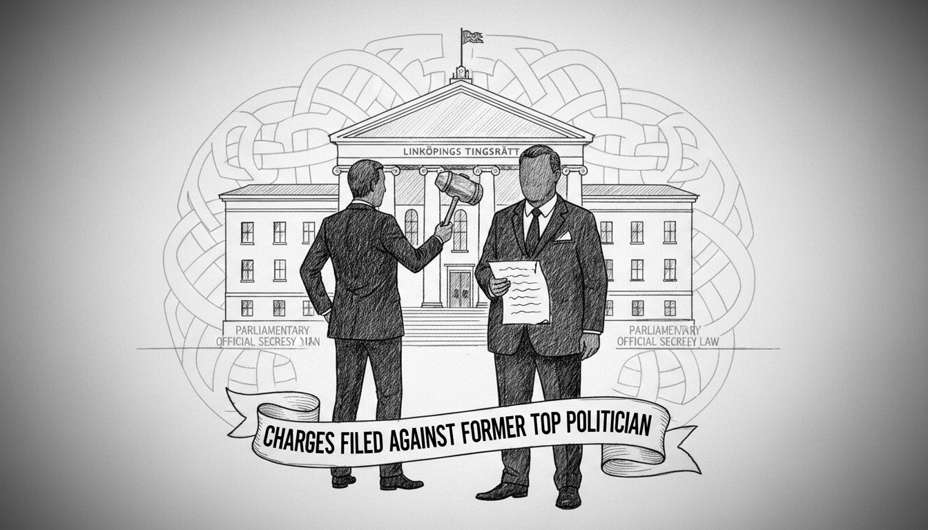 Swedish Parliamentary Ombudsman Brings Charges Against Former Top Politician