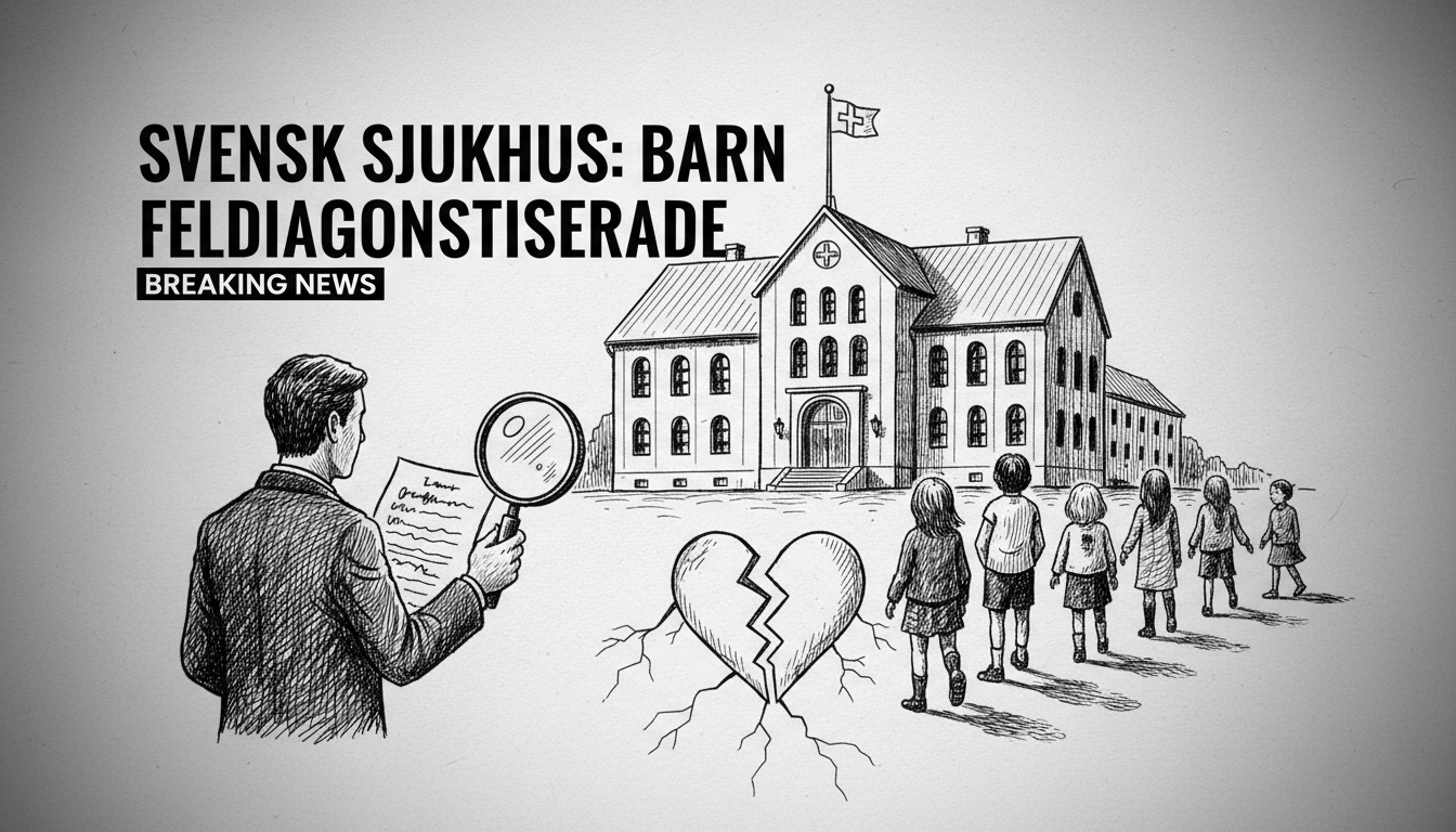 Swedish Hospital Investigation Reveals Children Misdiagnosed as Healthy