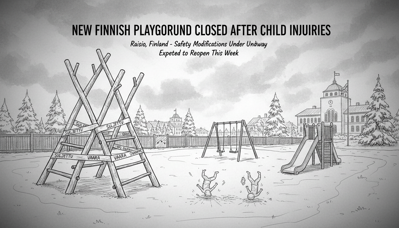 New Finnish Playground Closed After Multiple Child Injuries