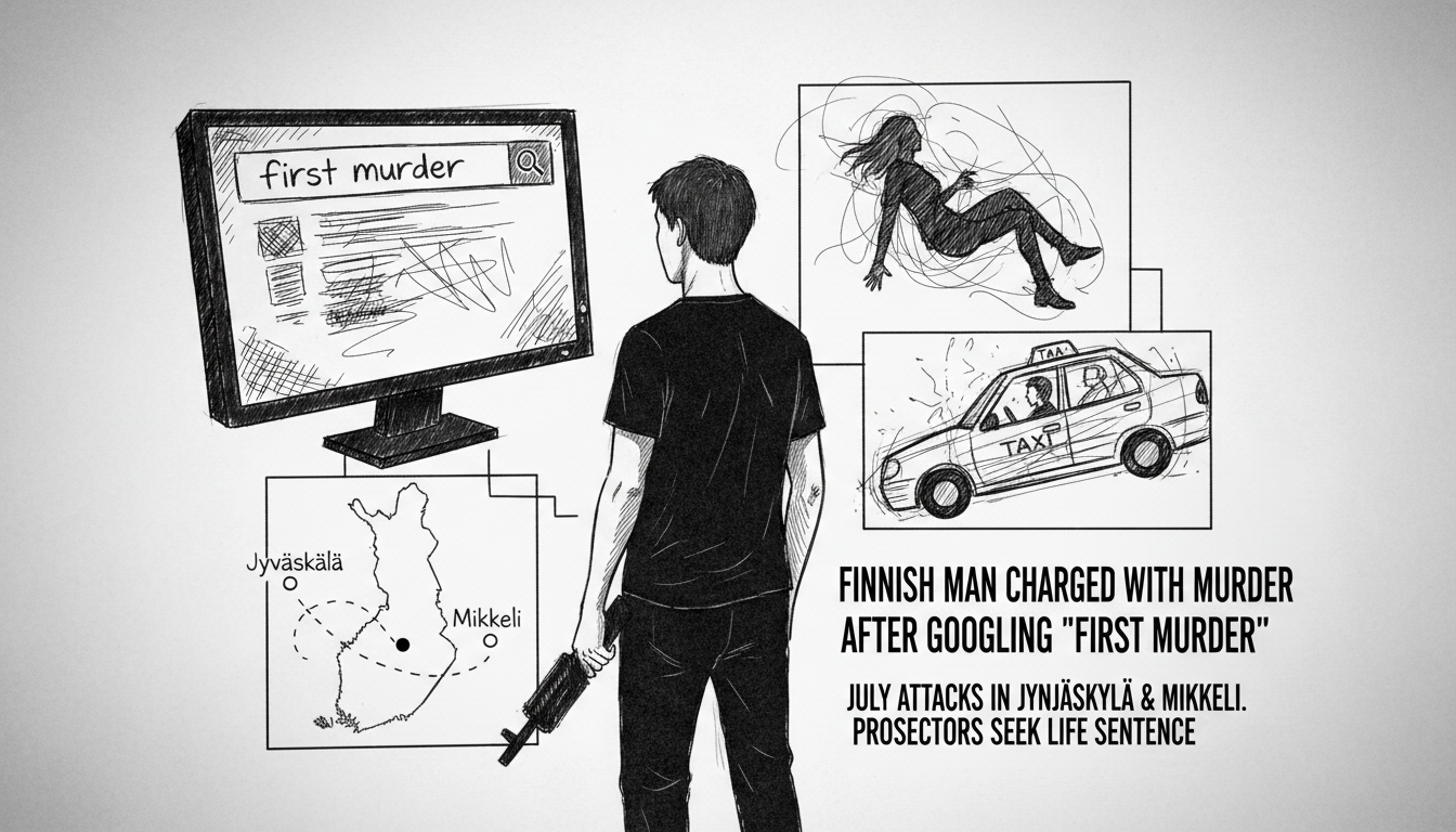 Finnish Man Charged With Murder and Attempted Murder After Googling 'First Murder'