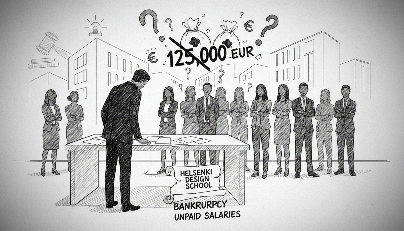 Helsinki Design School Director Faces Bankruptcy Over Unpaid Teacher Salaries