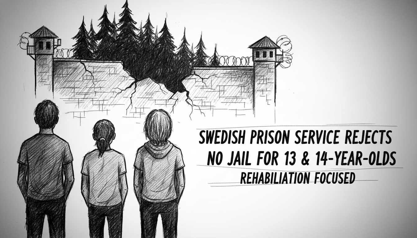 Swedish Prison Service Rejects Proposal to Jail 13- and 14-Year-Olds
