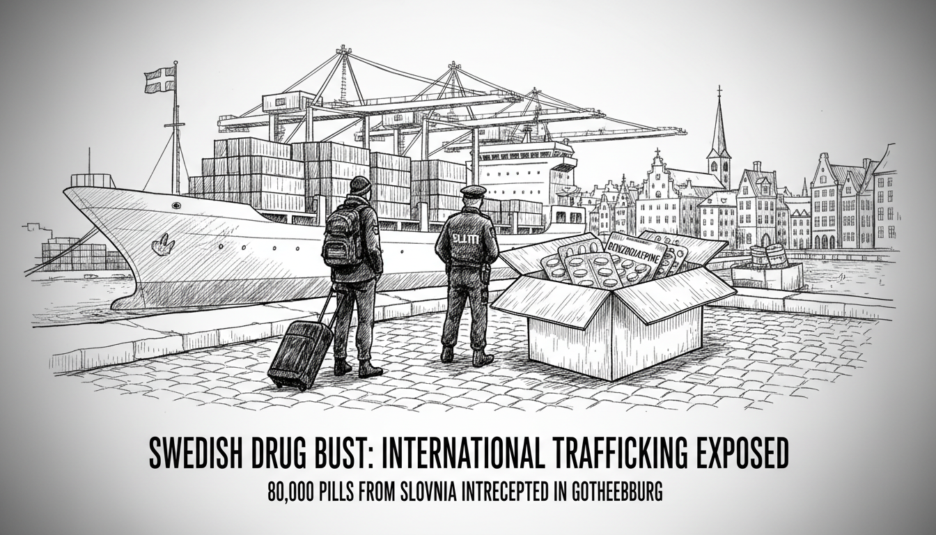 Swedish Drug Bust Reveals International Trafficking Routes