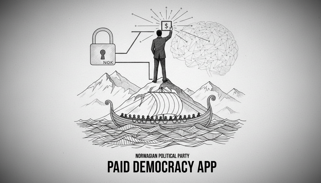 Norwegian Political Party Launches Paid Democracy App