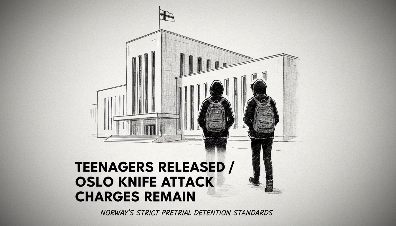 Teenagers Released After Oslo Knife Attack