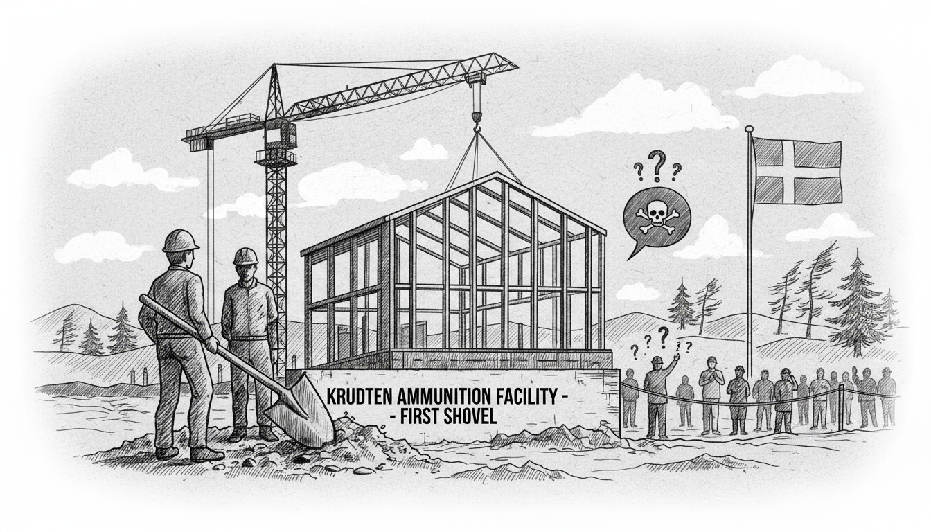 First Shovel Hits Ground at Krudten Ammunition Facility