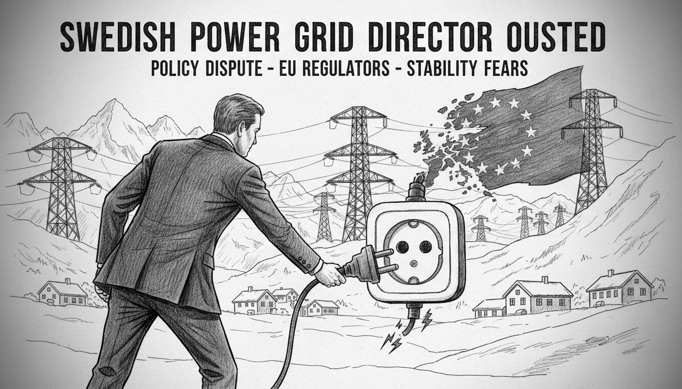 Swedish Government Removes Power Grid Director Amid Policy Dispute