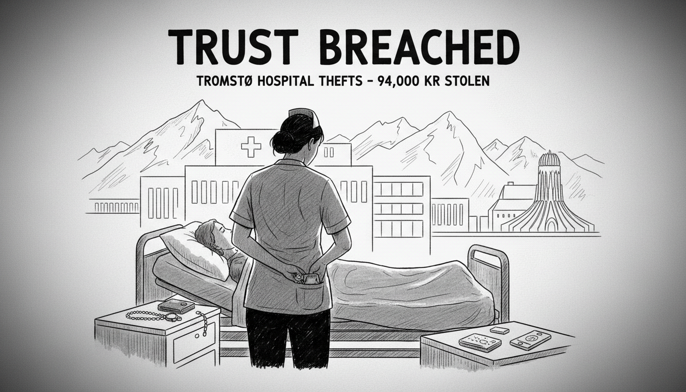 Hospital Employee Charged With Theft From Patients in Tromsø
