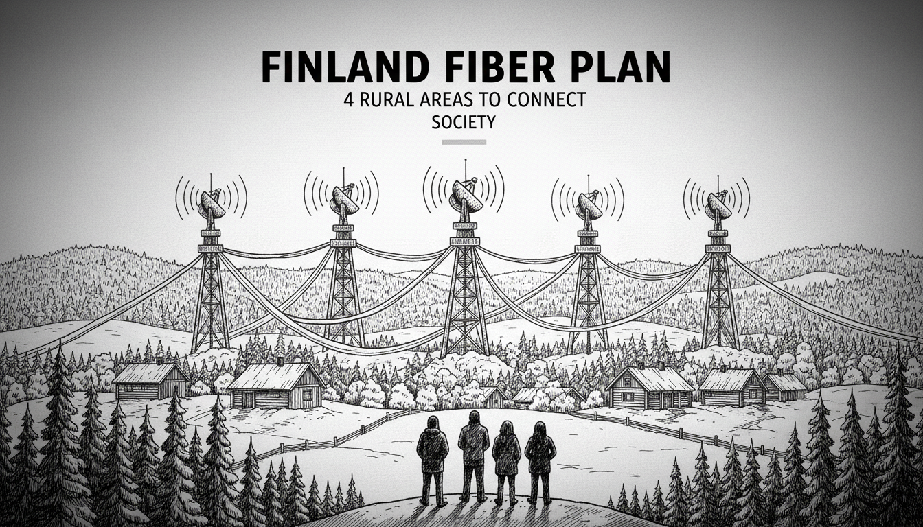 Finland Fiber Plan: 4 Rural Areas to Connect