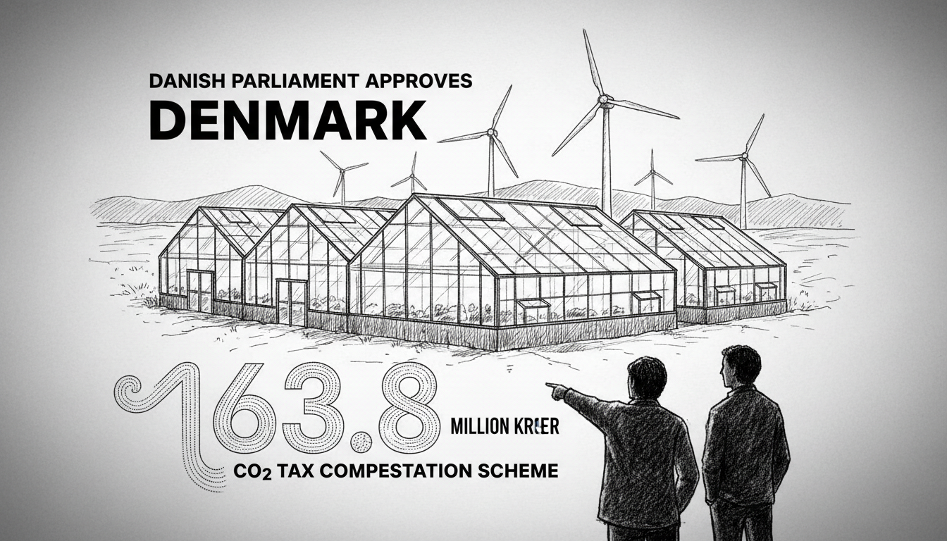 Danish Parliament Approves Greenhouse CO2 Tax Compensation Scheme