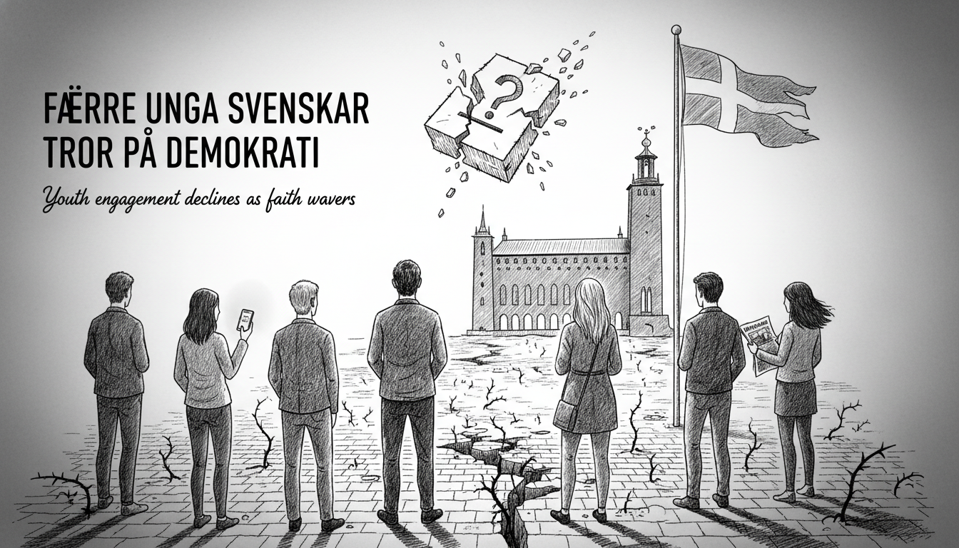 Fewer Young Swedes Believe Democracy Is Best System