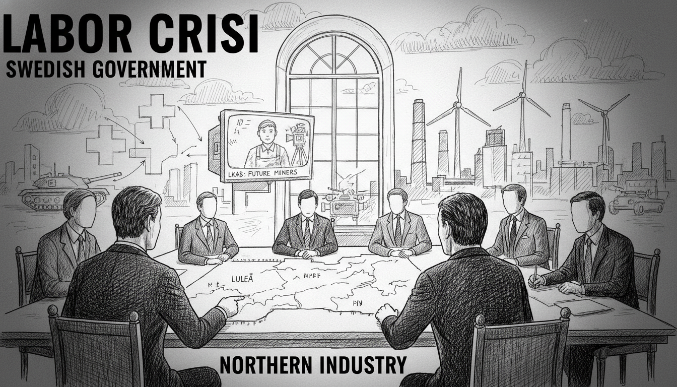 Swedish Government Confronts Northern Industry Labor Crisis