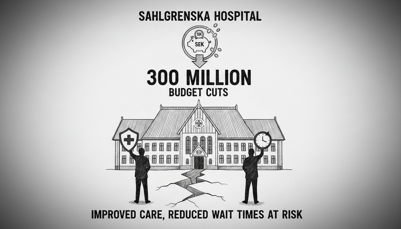 Sahlgrenska Hospital Faces Major Budget Cuts Despite Improved Care