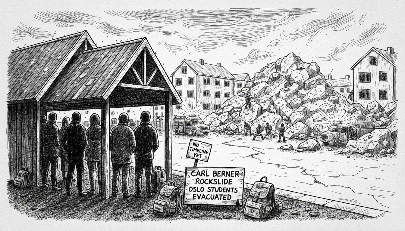 Evacuated Oslo Students Await Return Timeline After Rockslide