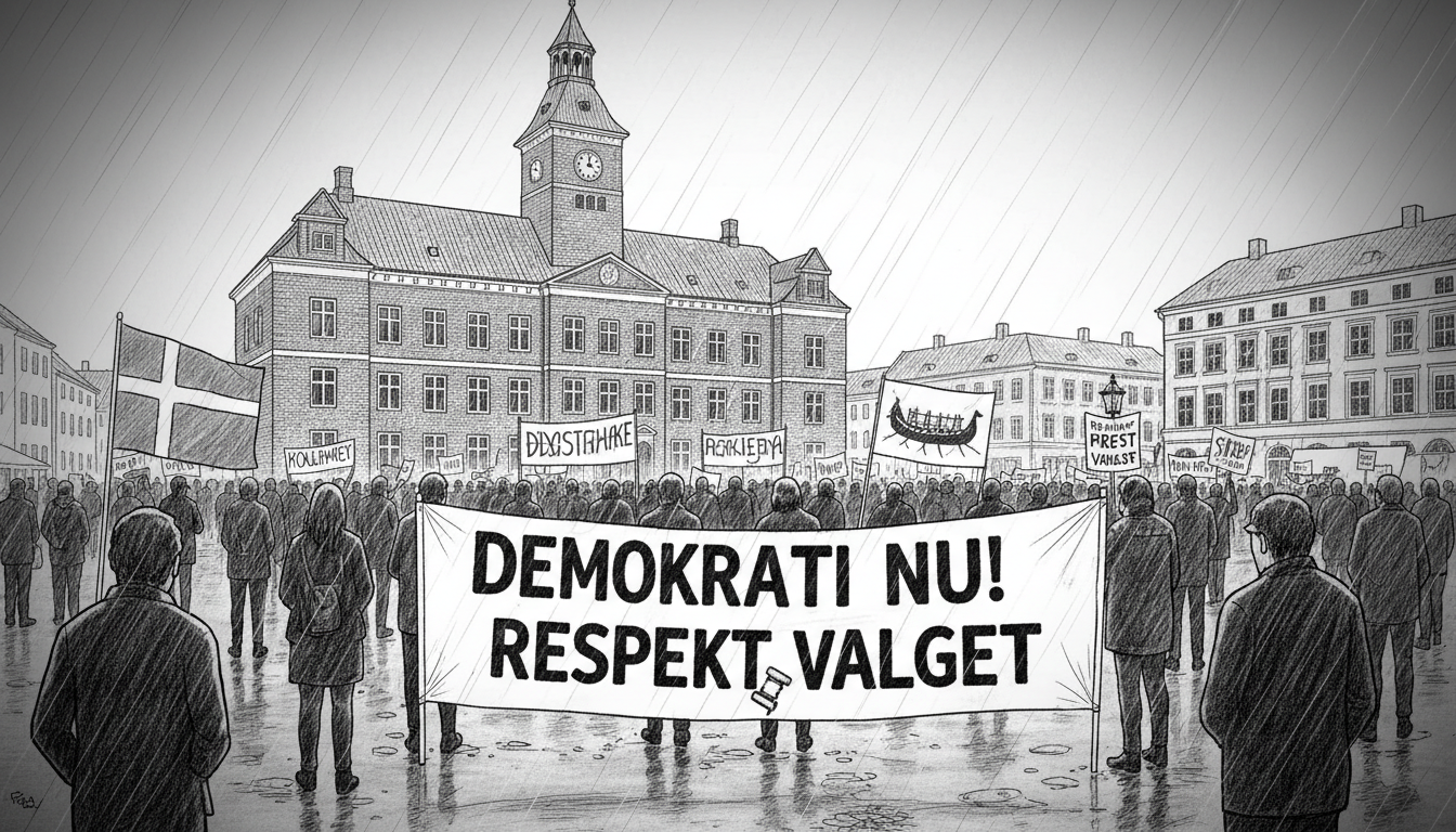 Political Turmoil in Danish Municipality Sparks Public Protest