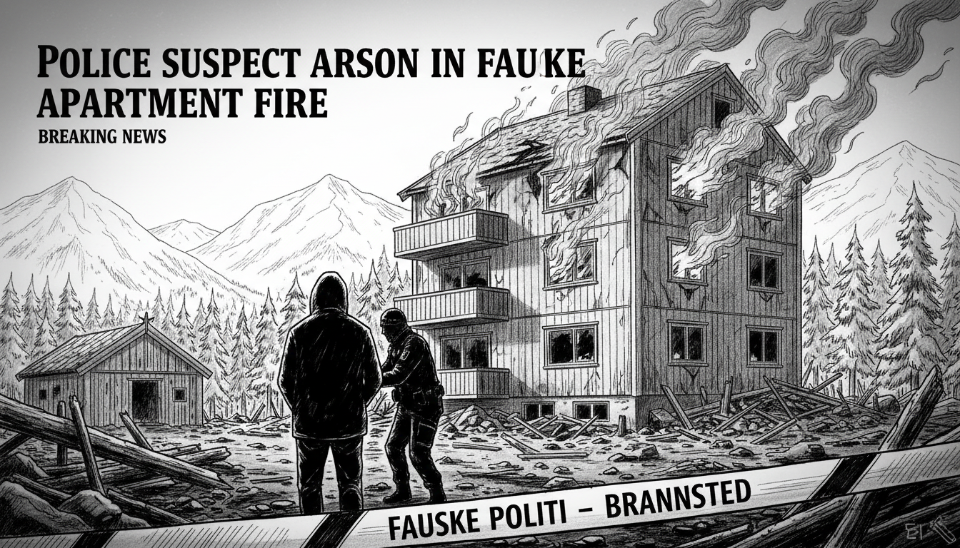 Police Suspect Arson in Fauske Apartment Fire