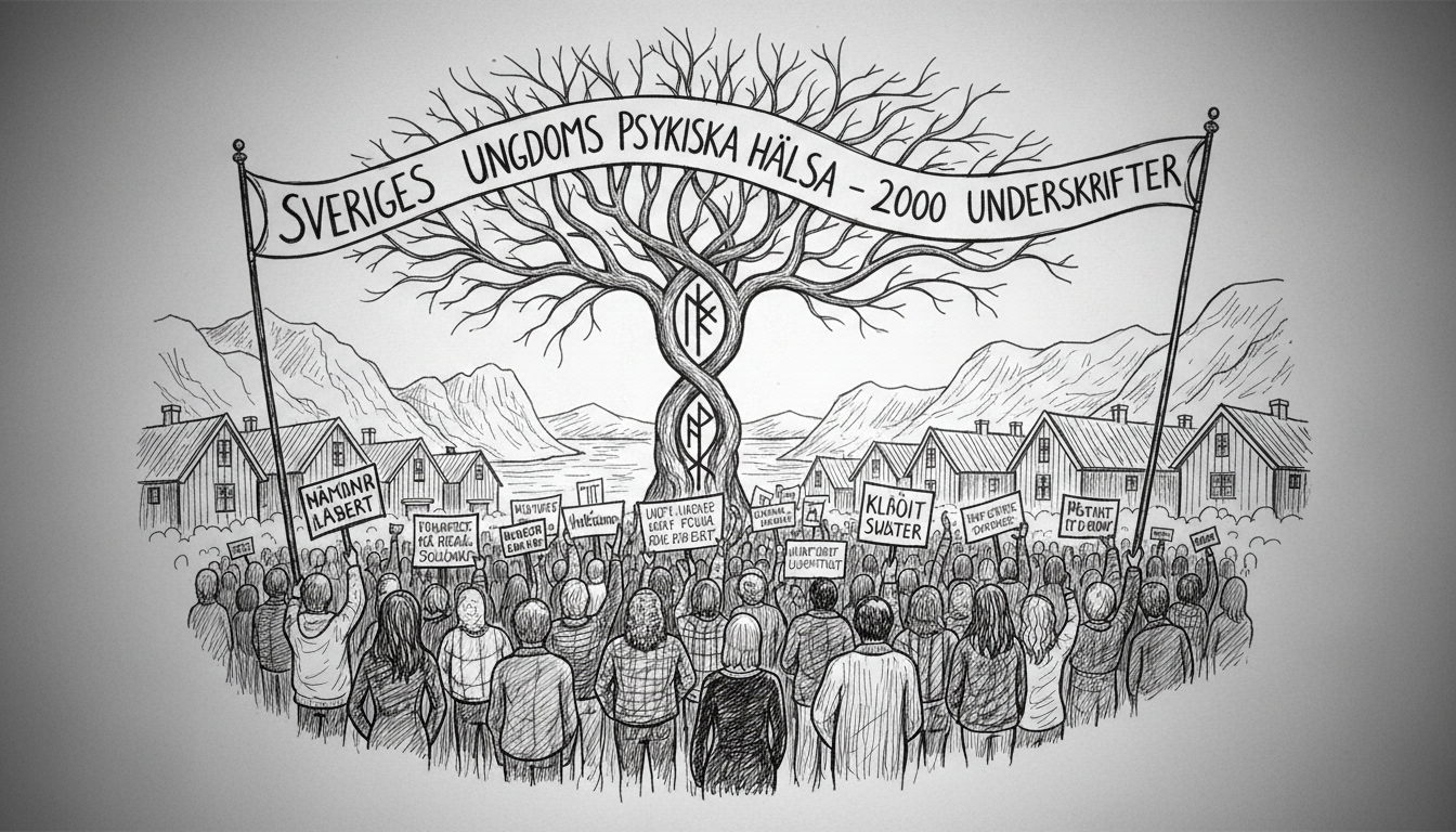 Sweden's Youth Mental Health Shift: 2,000 Sign Petition