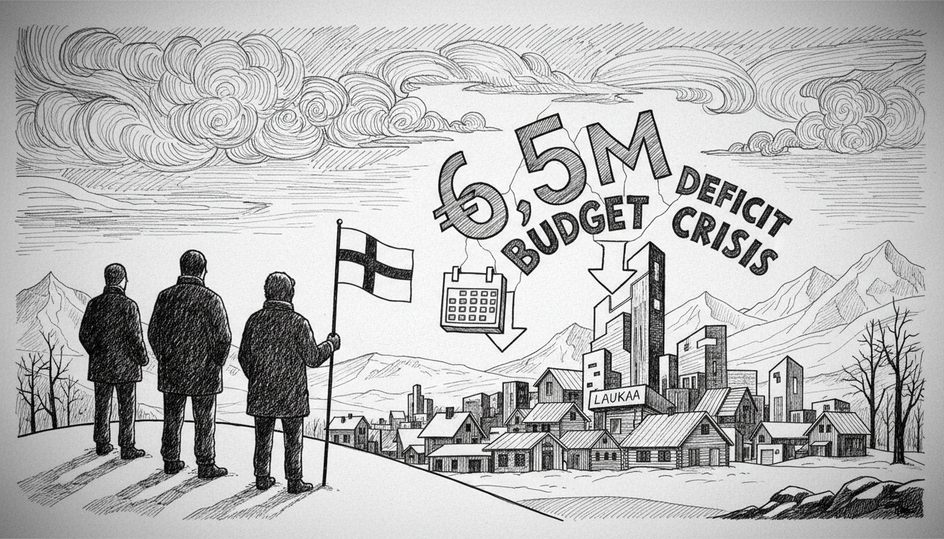 Finland's Laukaa Battles 6.5M Deficit: Budget Crisis