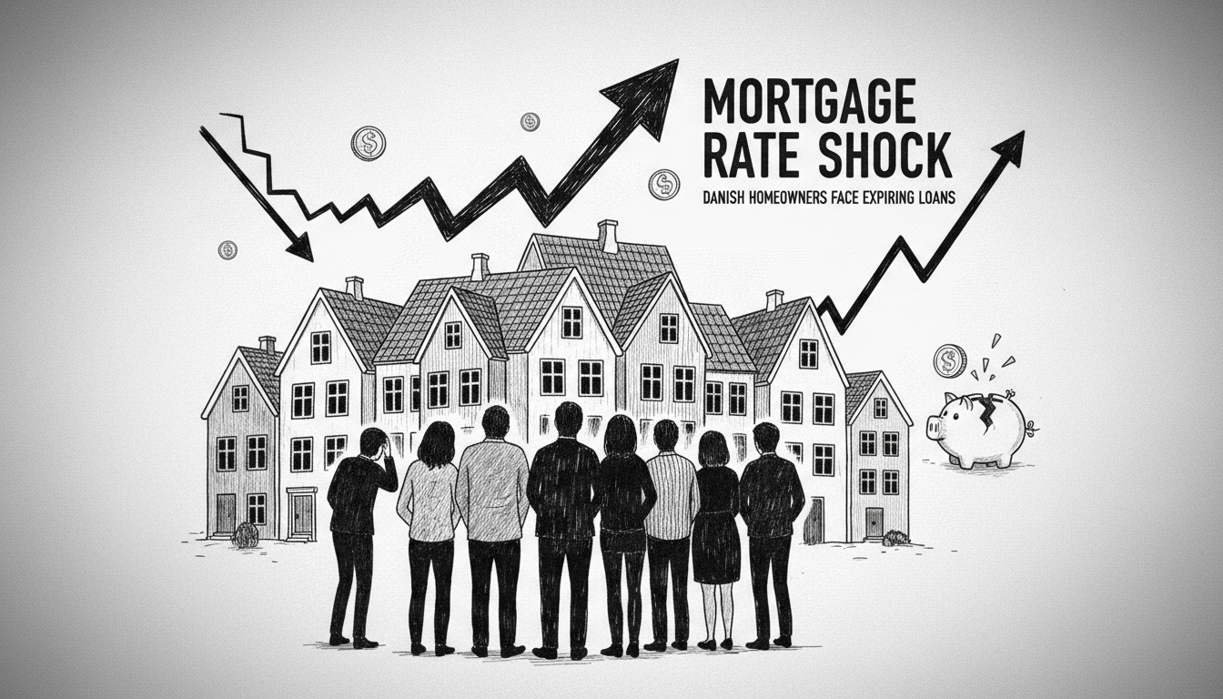 Danish Homeowners Face Mortgage Rate Shock as Popular Loan Terms Expire