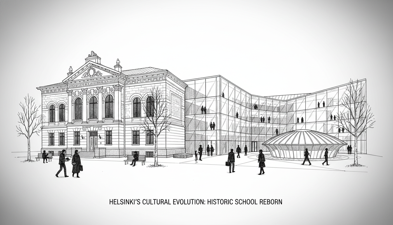 Historic Helsinki Girls School Transformed into Cultural Hub