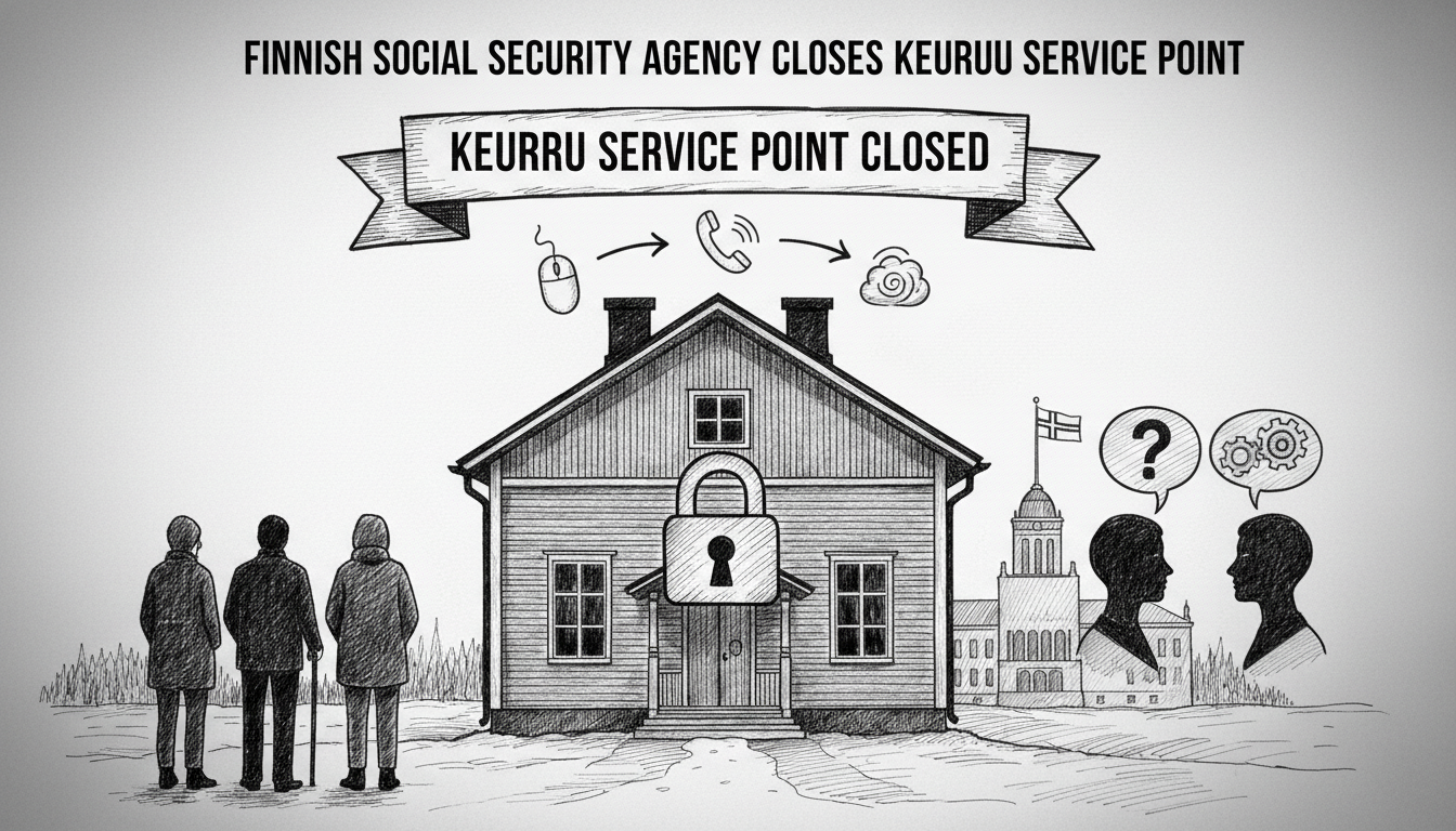 Finnish Social Security Agency Closes Keuruu Service Point