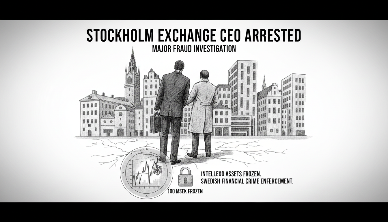 Stockholm Exchange CEO Arrested in Major Fraud Investigation
