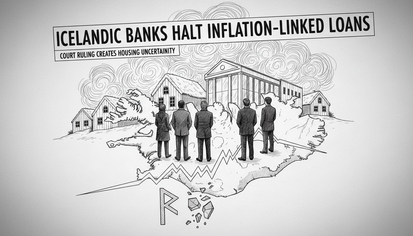 Icelandic Banks Halt Inflation-Linked Loans After Court Ruling