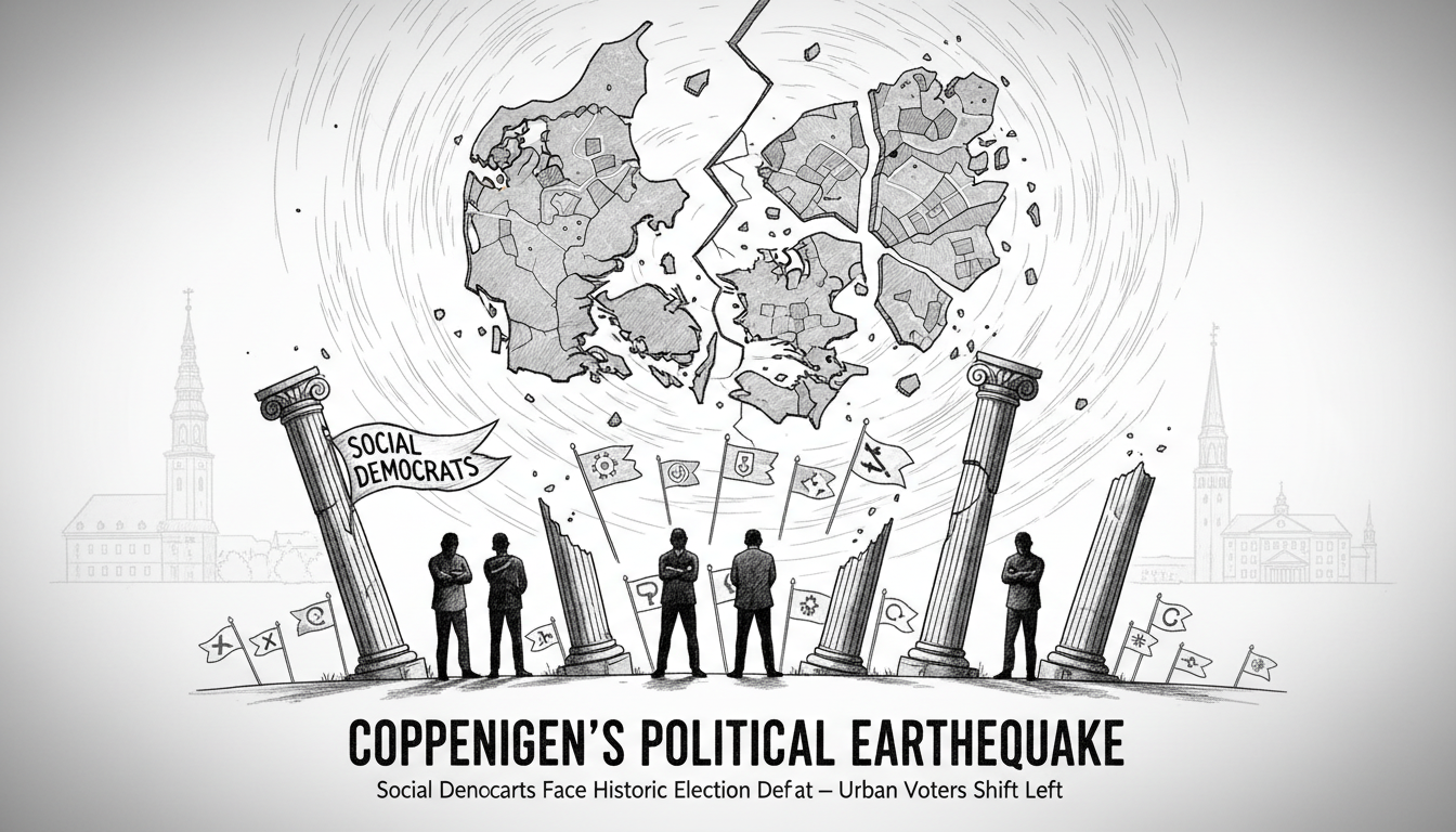 Social Democrats Face Historic Election Defeat in Copenhagen