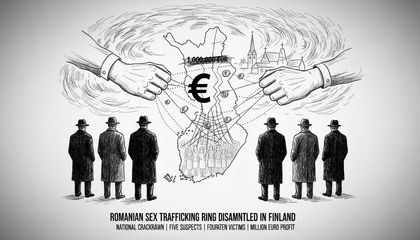 Romanian Sex Trafficking Ring Dismantled in Finland