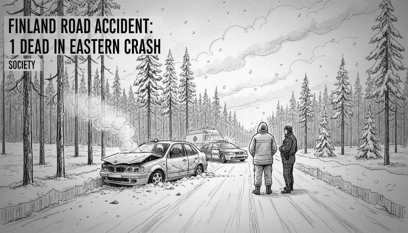 Finland Road Accident: 1 Dead in Eastern Crash