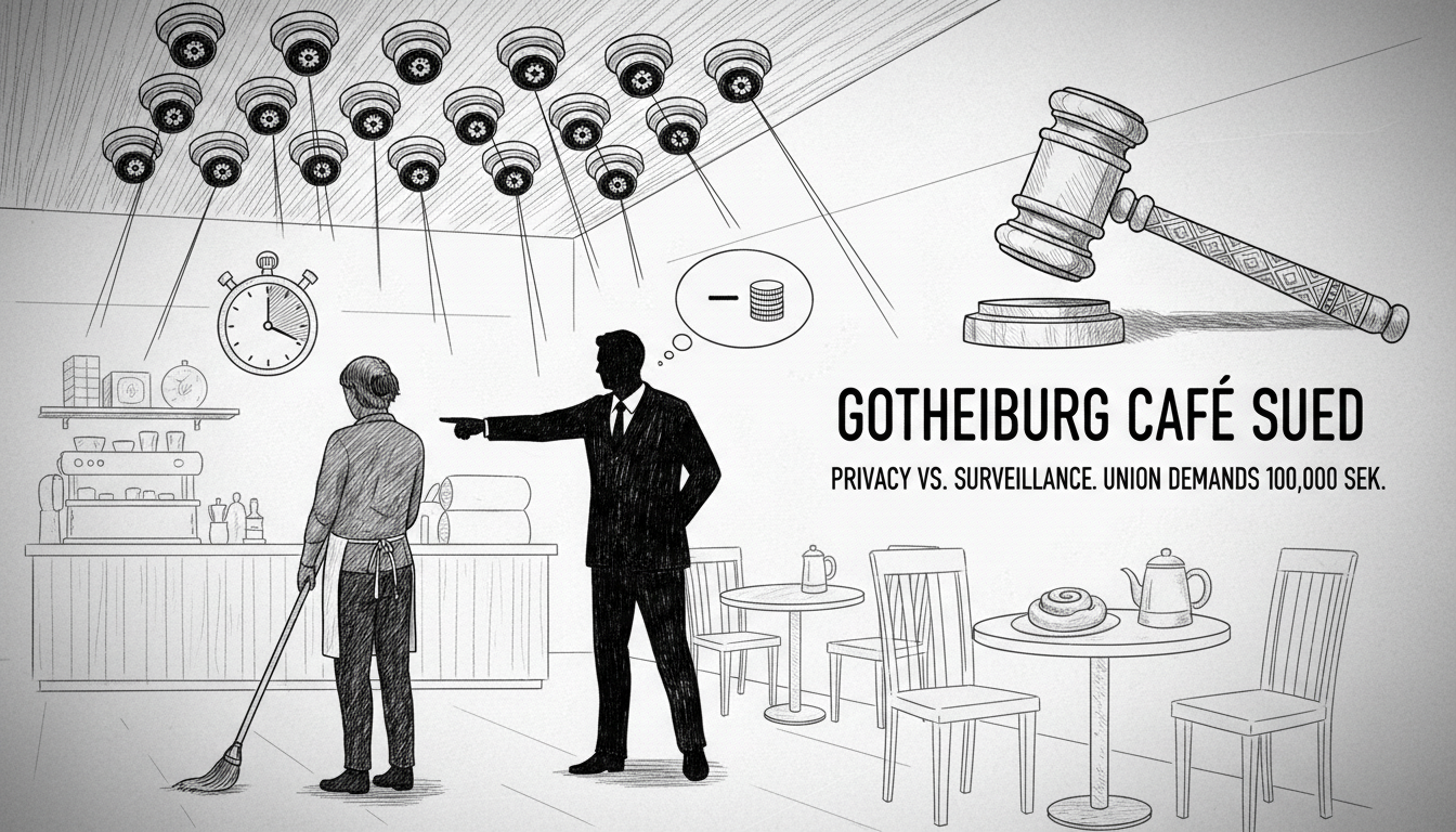 Gothenburg Café Faces Lawsuit Over Employee Toilet Break Monitoring