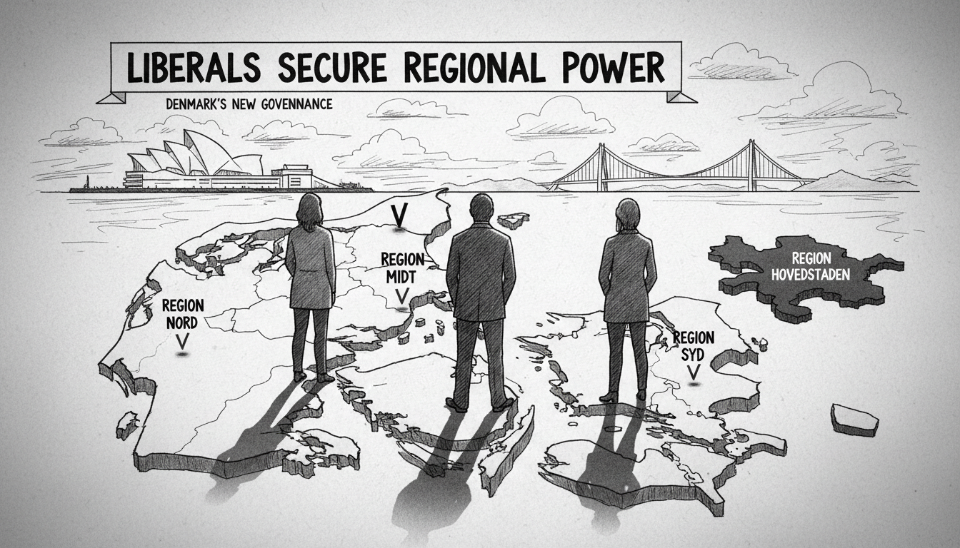 Liberals Secure Leadership in Three of Four Danish Regional Councils