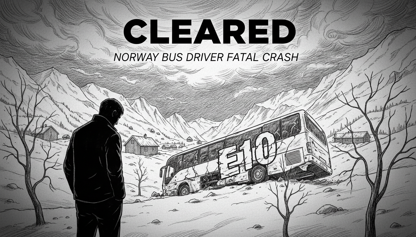 Norway Bus Driver Cleared After Fatal E10 Crash