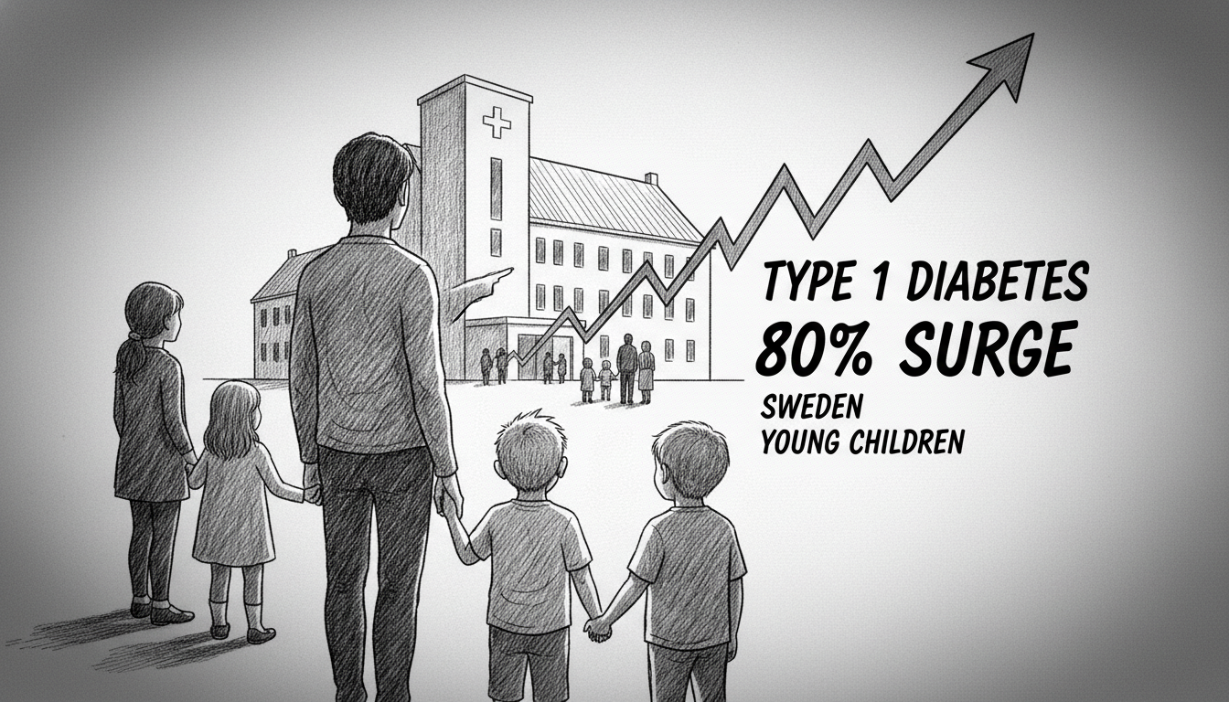 Sharp Rise in Type 1 Diabetes Among Young Children in Sweden