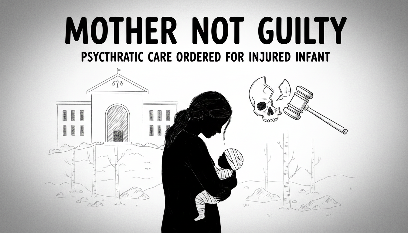 Court Finds Mother Not Criminally Responsible for Infant's Severe Injuries