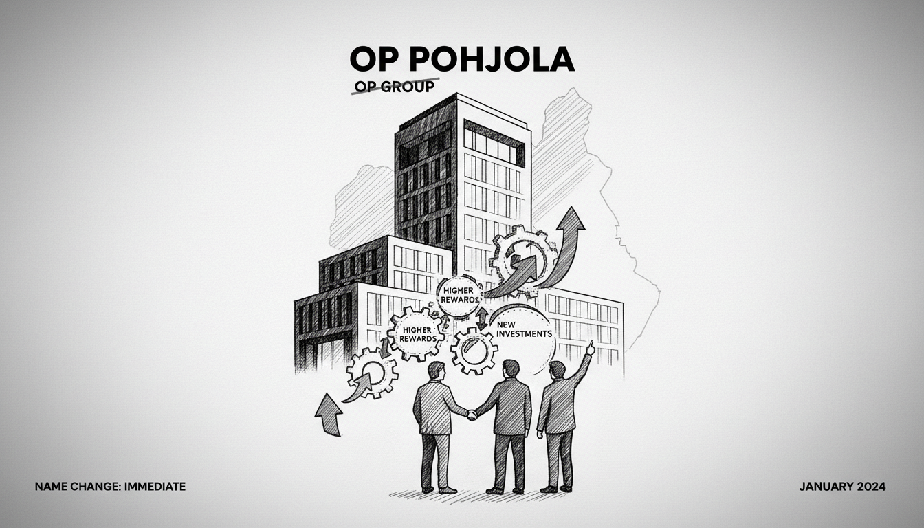 OP Group Changes Name to OP Pohjola and Revamps Bonus System