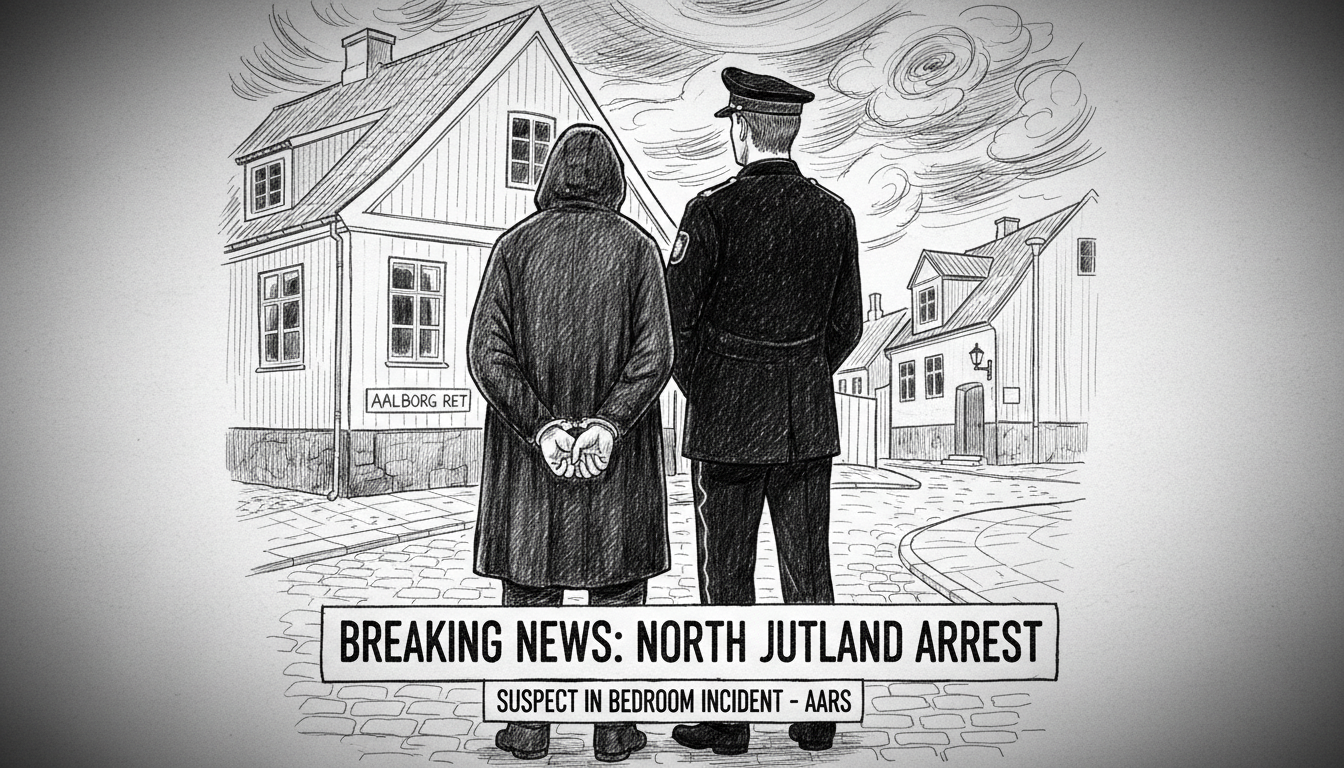 Suspect arrested after man entered woman's bedroom in North Jutland