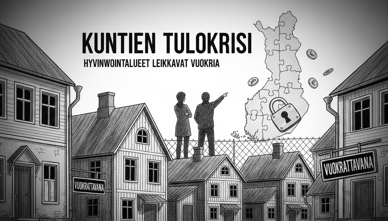 Finnish Municipalities Face Revenue Crisis as Welfare Districts Cut Rent Payments