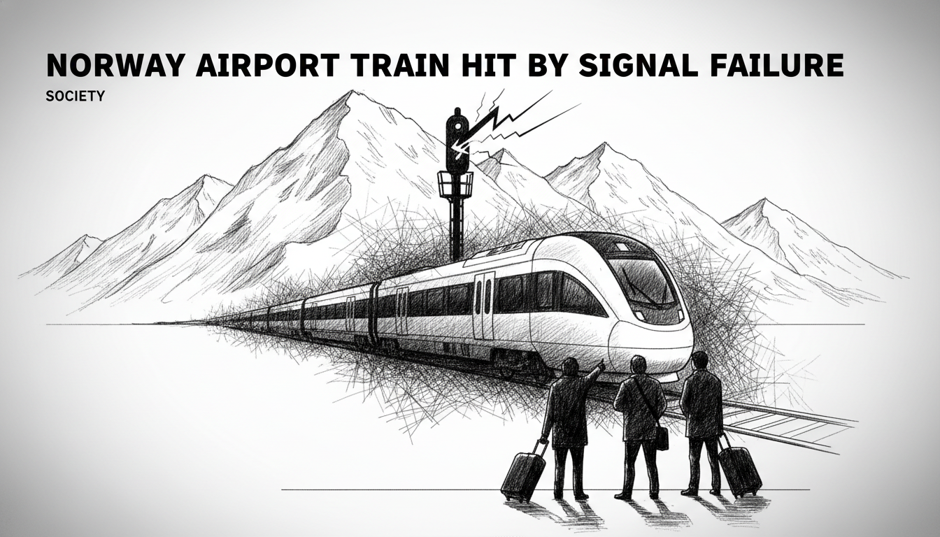 Norway Airport Train Hit by Signal Failure