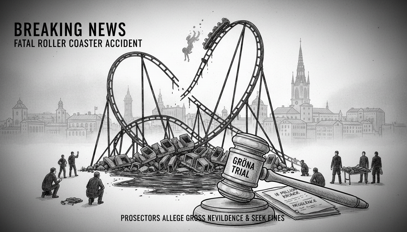 Gröna Lund Faces Trial Over Fatal Roller Coaster Accident