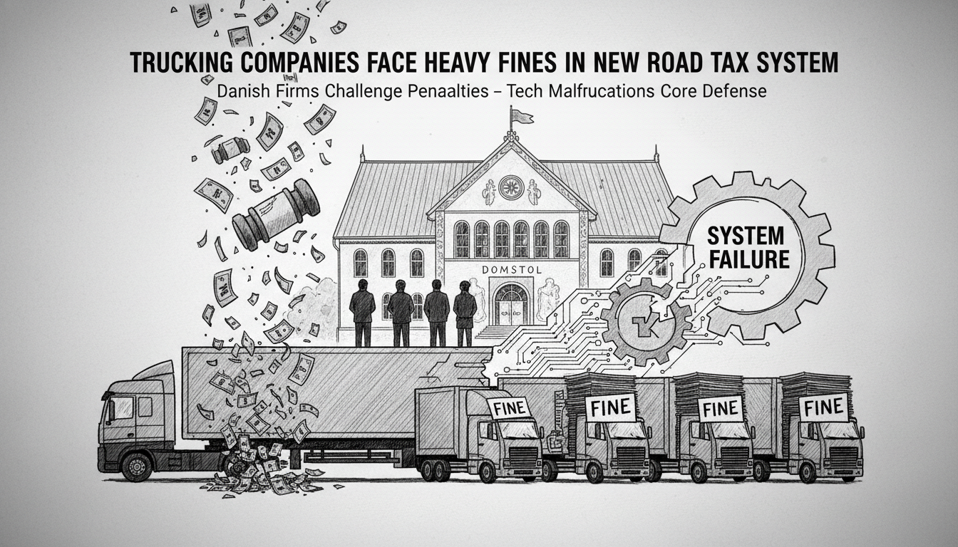 Trucking Companies Face Heavy Fines in New Road Tax System