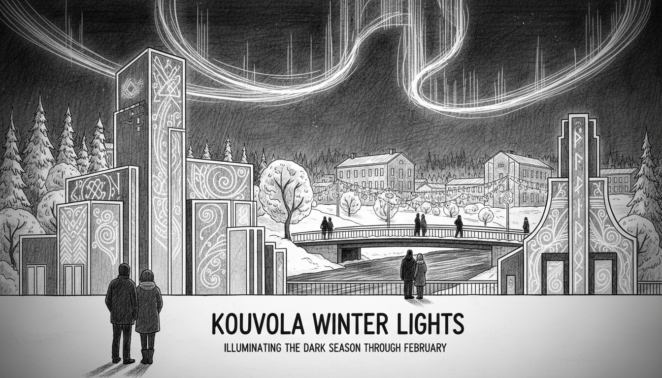 Seasonal Lights Illuminate Kouvola Districts with New Installations